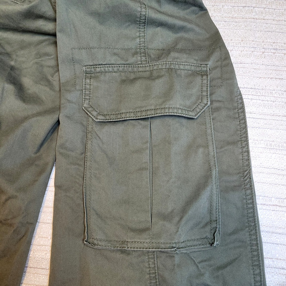 Abercrombie & Fitch Pants Women Fit 28x30 (Tag 26) Cargo Military Paratrooper Y2 - Picture 3 of 12